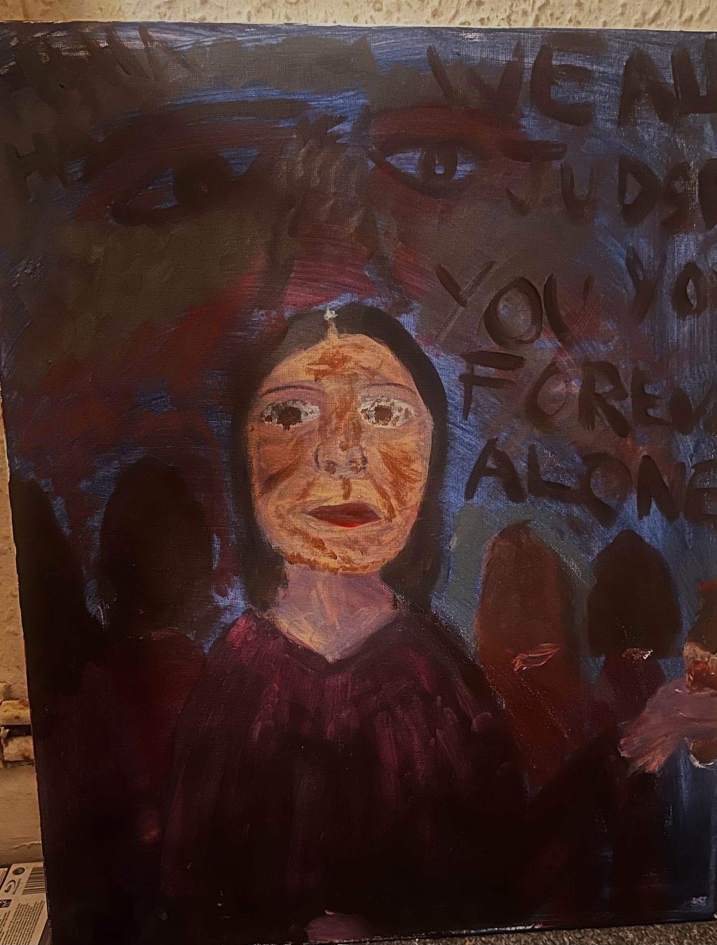 'We all judge you. You are forever alone' by Dillon Cassidy