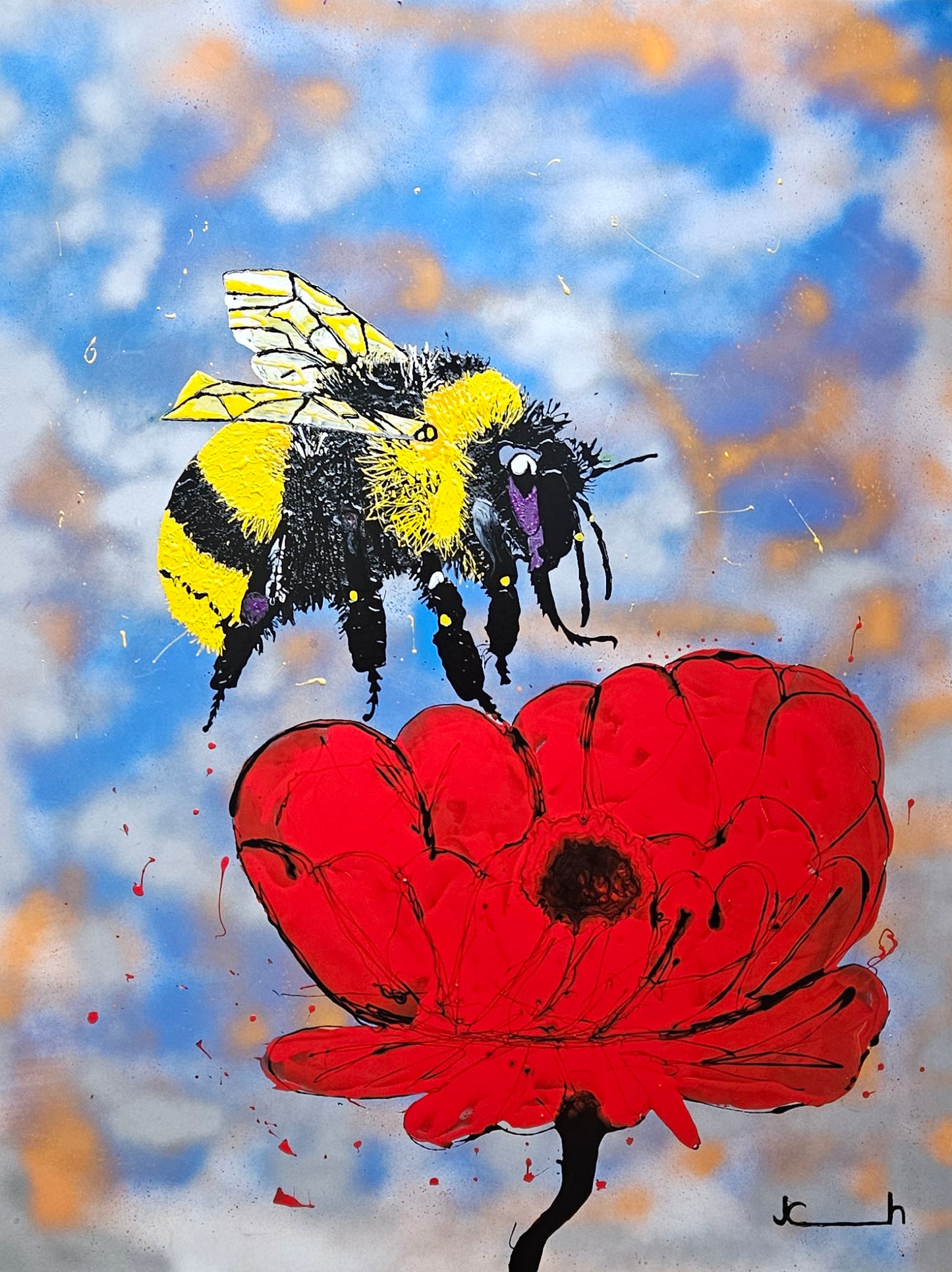 'BUZZING.' by Johno Cornish (Screwdriver Artist)